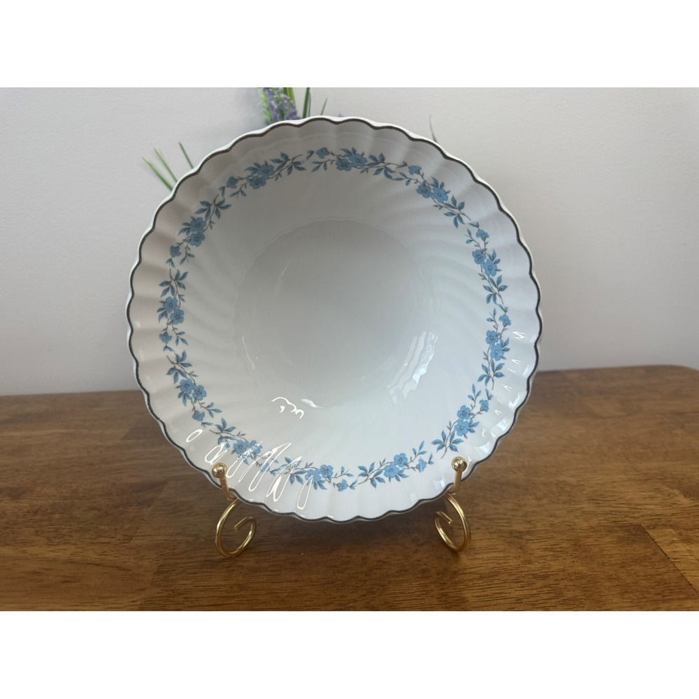 Vintage Johnson Bros Snowhite Regency Large Serving Bowl MCM Dining